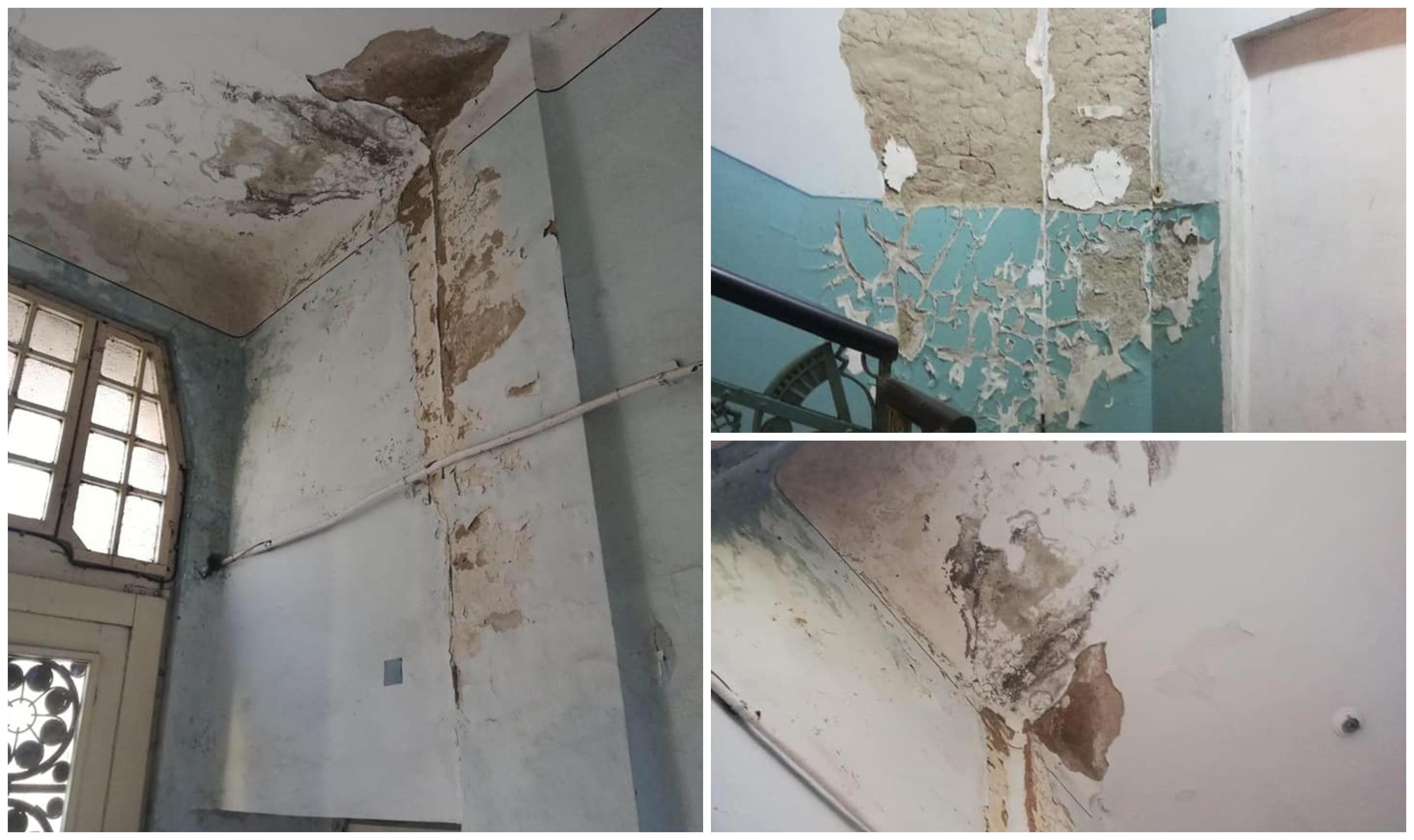 FOTOGALERIE. Spitalul Vechi din Satu Mare chiar e vechi. Imagini dezolante din interior