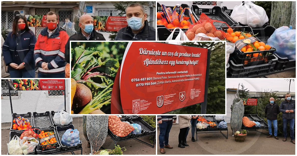 Solidaritate! Comercianții din piețele din Satu Mare au donat tone de alimente pentru săraci
