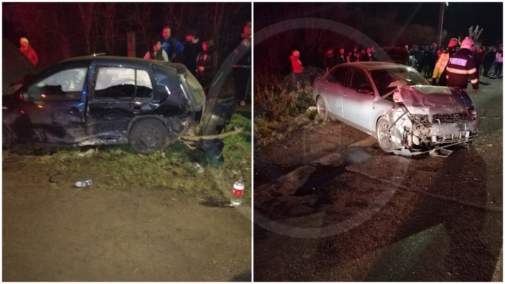 FOTOGALERIE. Accident cu șapte victime în județul Satu Mare. Poliția explică ce s-a întâmplat