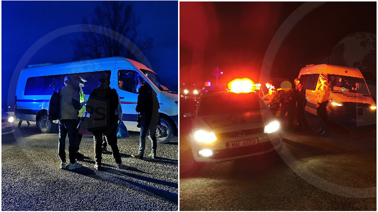 FOTÓ. Utasszállító kisbusszal ütközött, majd elmenekült a helyszínről