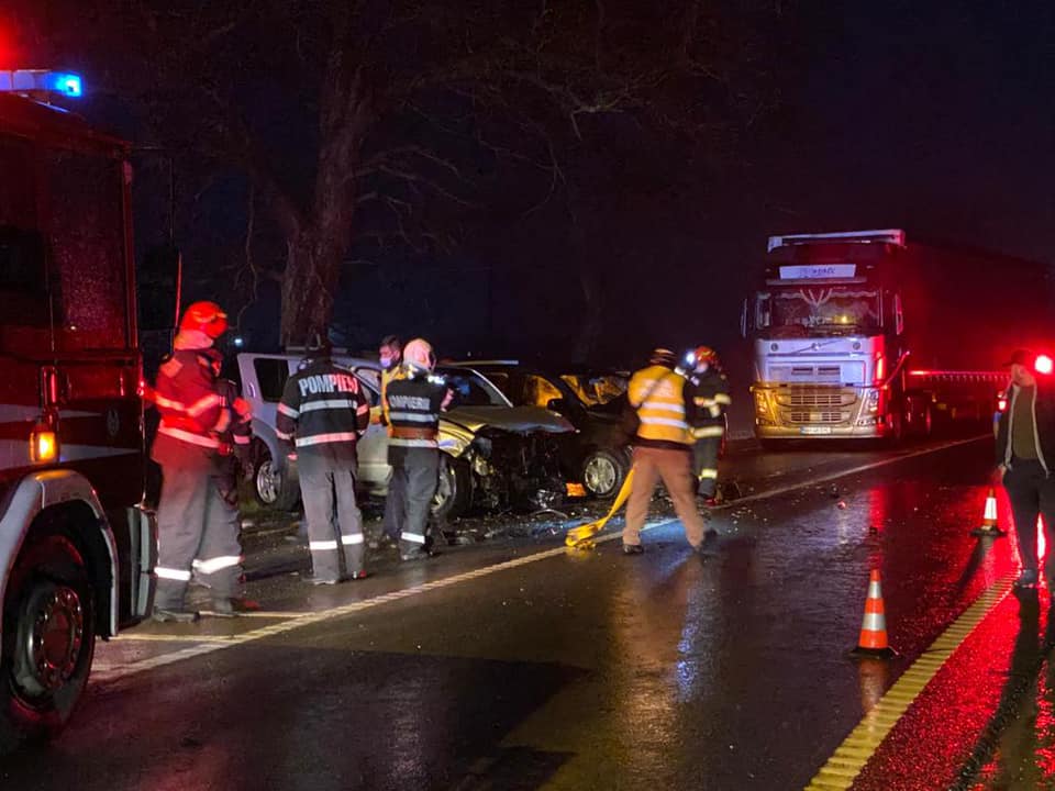 FOTO/VIDEO. Un sătmărean a provocat accidentul mortal dintre Carei și Valea lui Mihai