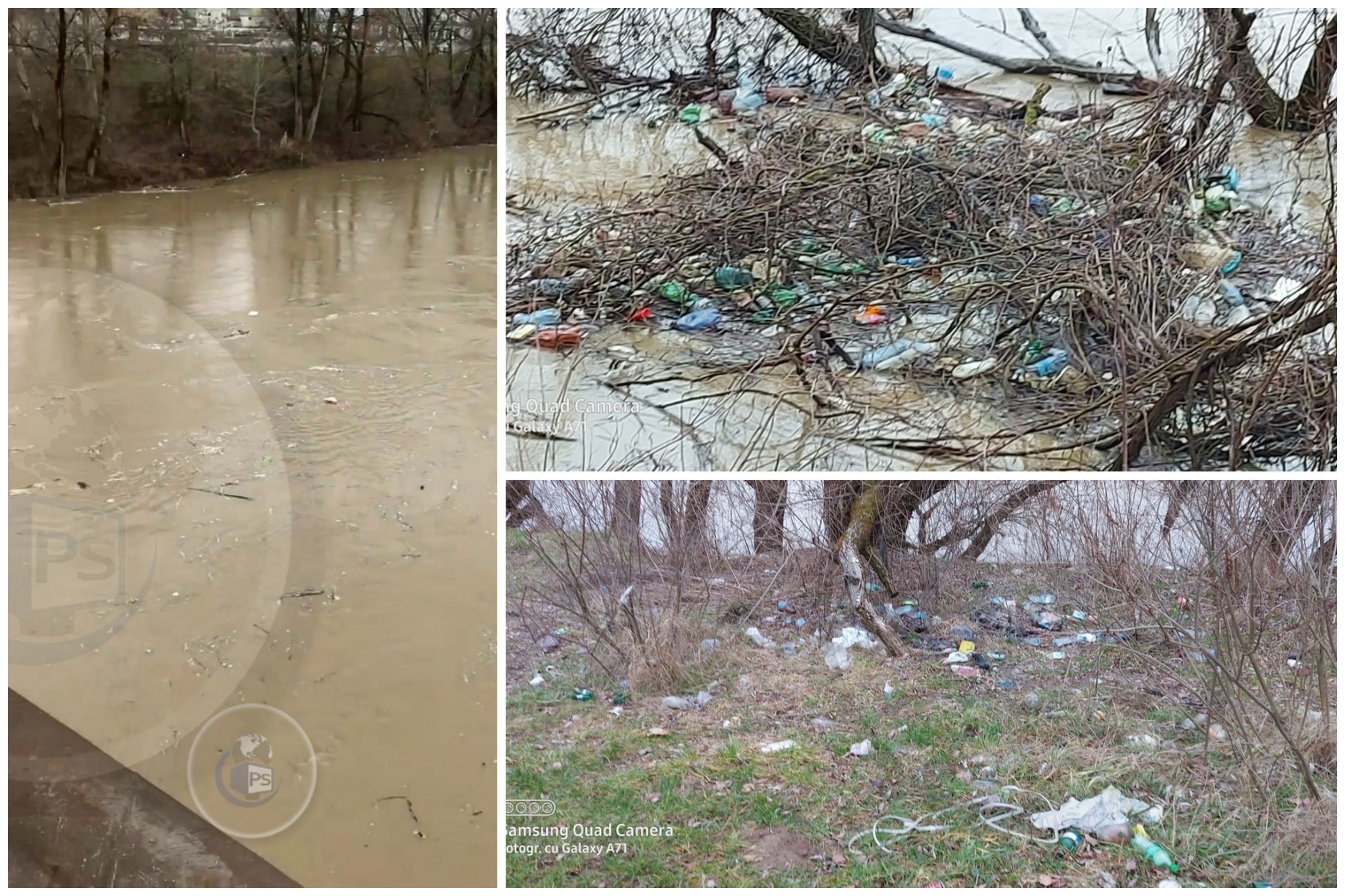 FOTO/VIDEO. Ungaria arată cu degetul spre România: "Covoare" de mizerie pe Someș și Tisa