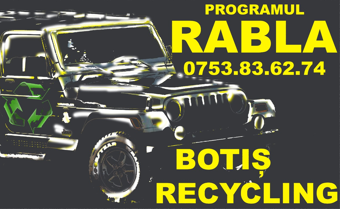 Botiș Recycling - partener Rabla! Cele mai bune prețuri, certificate pe loc, transport gratuit!