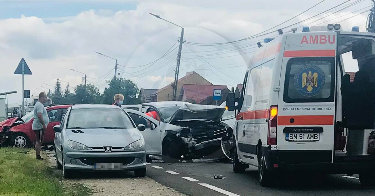 Accident în județul Satu Mare. Bărbat de 61 de ani, rănit