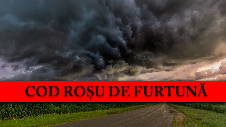 COD ROȘU de furtună în județul Satu Mare
