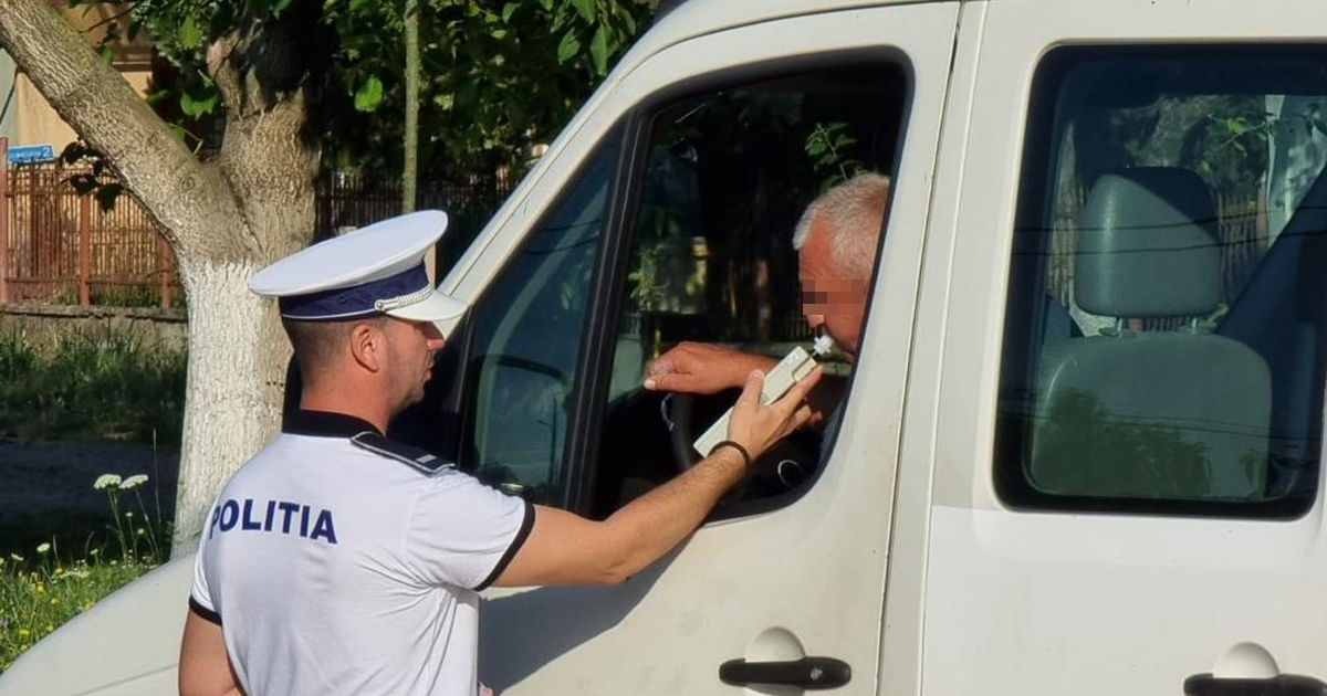 Prins băut la volan, dimineața devreme. Sătmăreanul s-a ales la pensie cu un dosar penal
