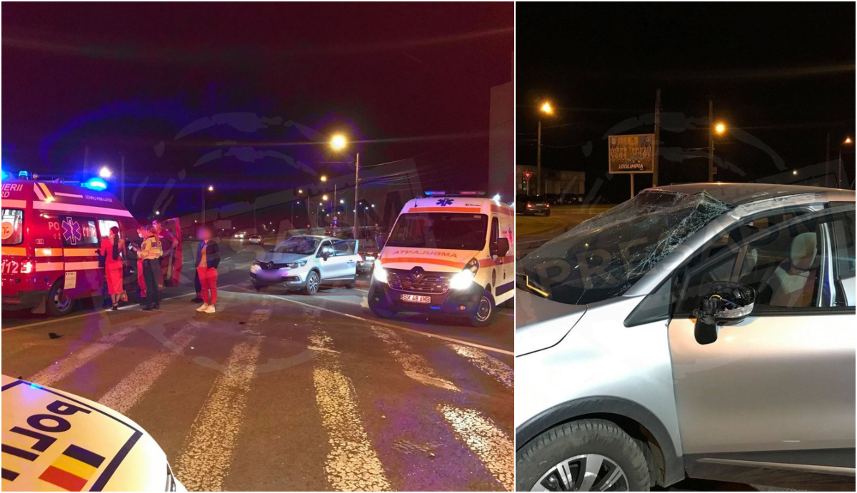 FOTOGALERIE. Accident în ”sensul fără sens” din Satu Mare. O șoferiță a pățit-o pe propria piele