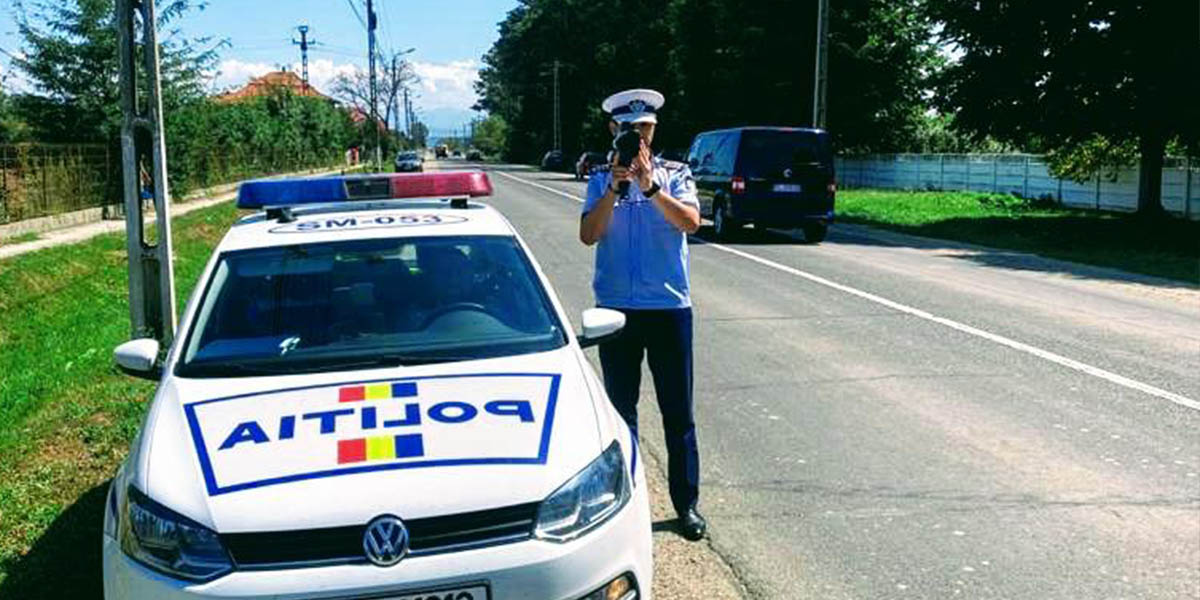 Polițiștii sătmăreni, cu ochii pe vitezomani. Într-o singură zi, zeci de sătmăreni au fost lăsați fără permise