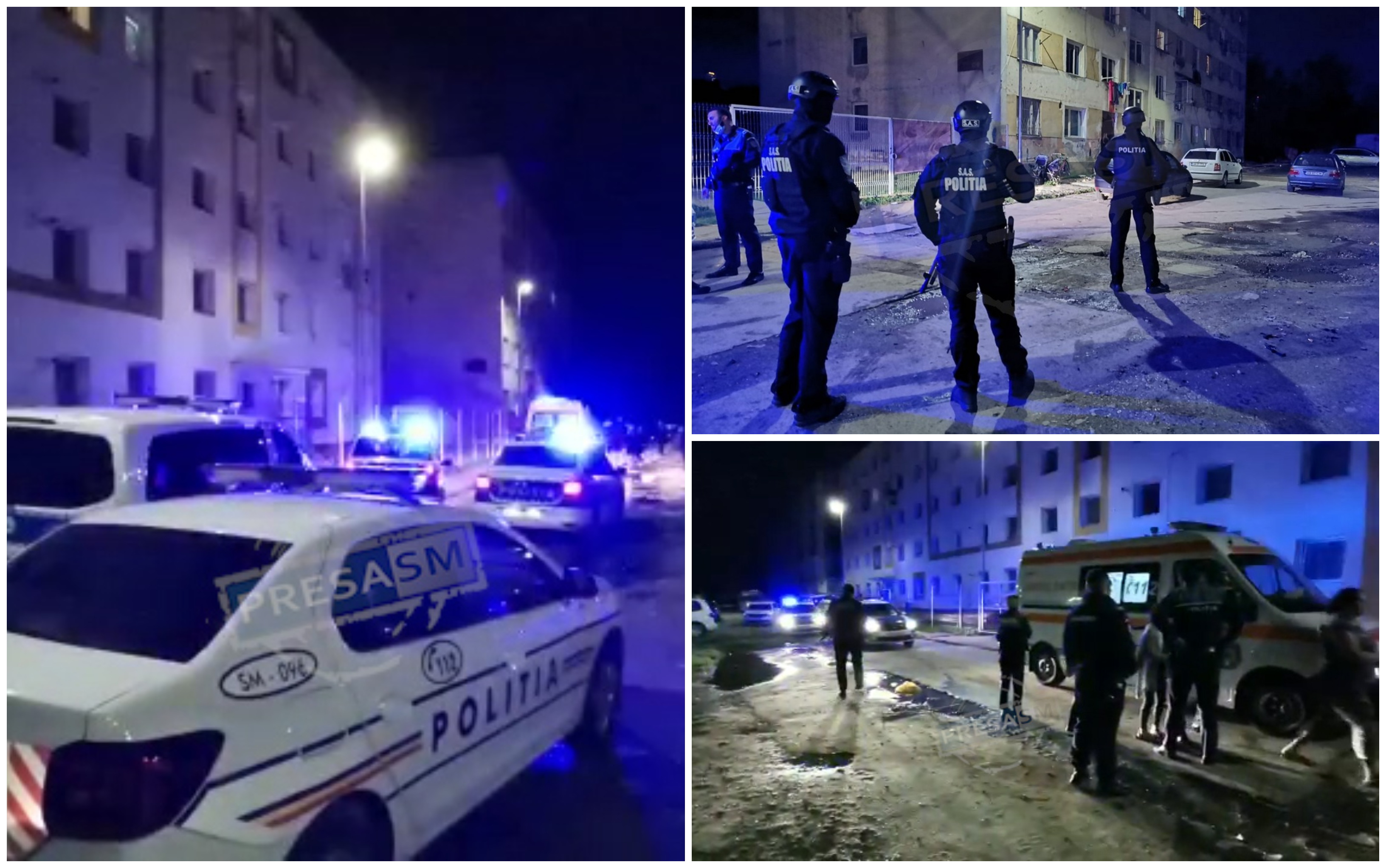 VIDEO. Razie uriașă de pacificare a celei mai violente zone din municipiul Satu Mare