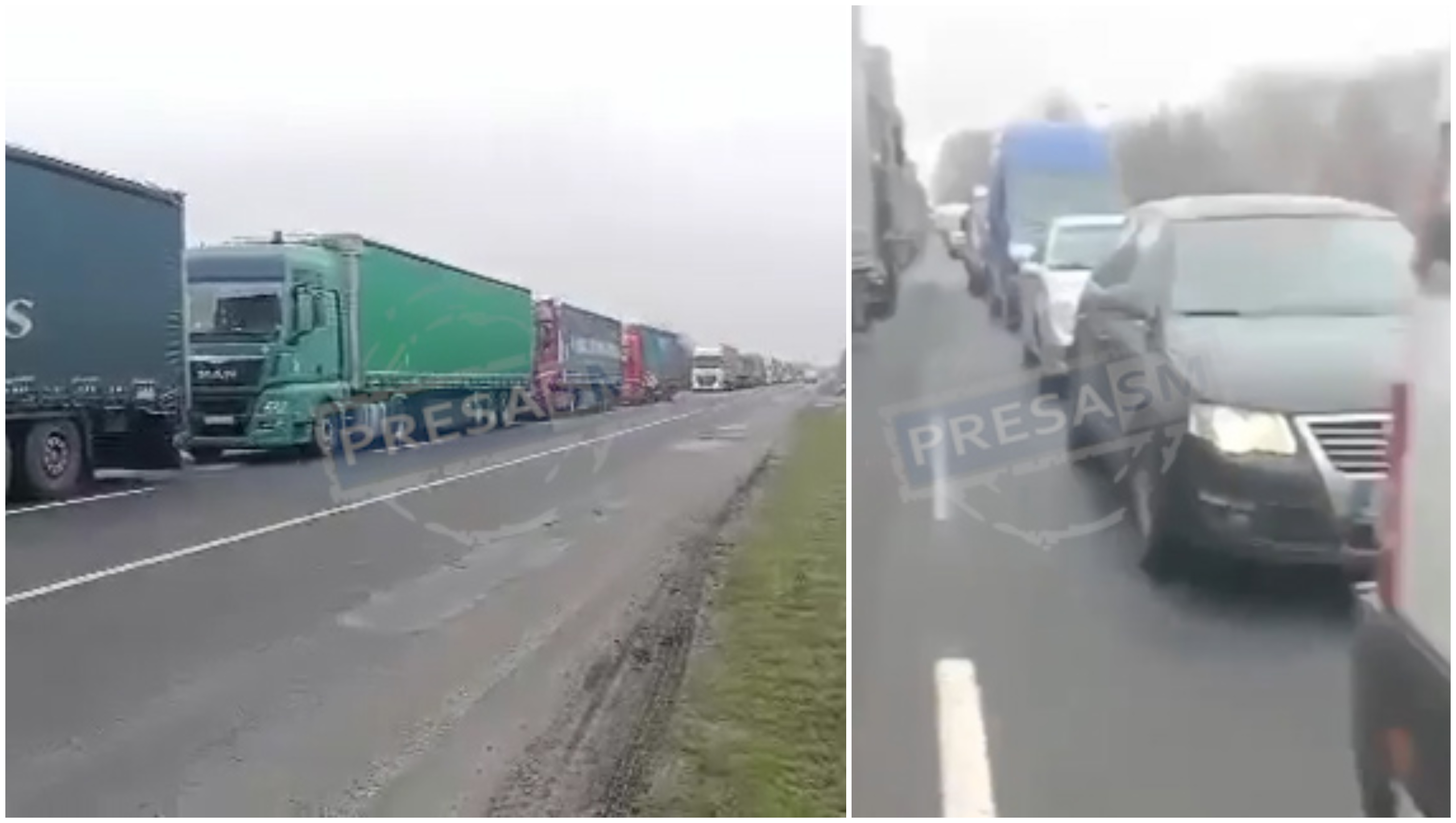 FOTO/VIDEO. Hatalmas sorok a petei vámnál a módosított feltételek miatt
