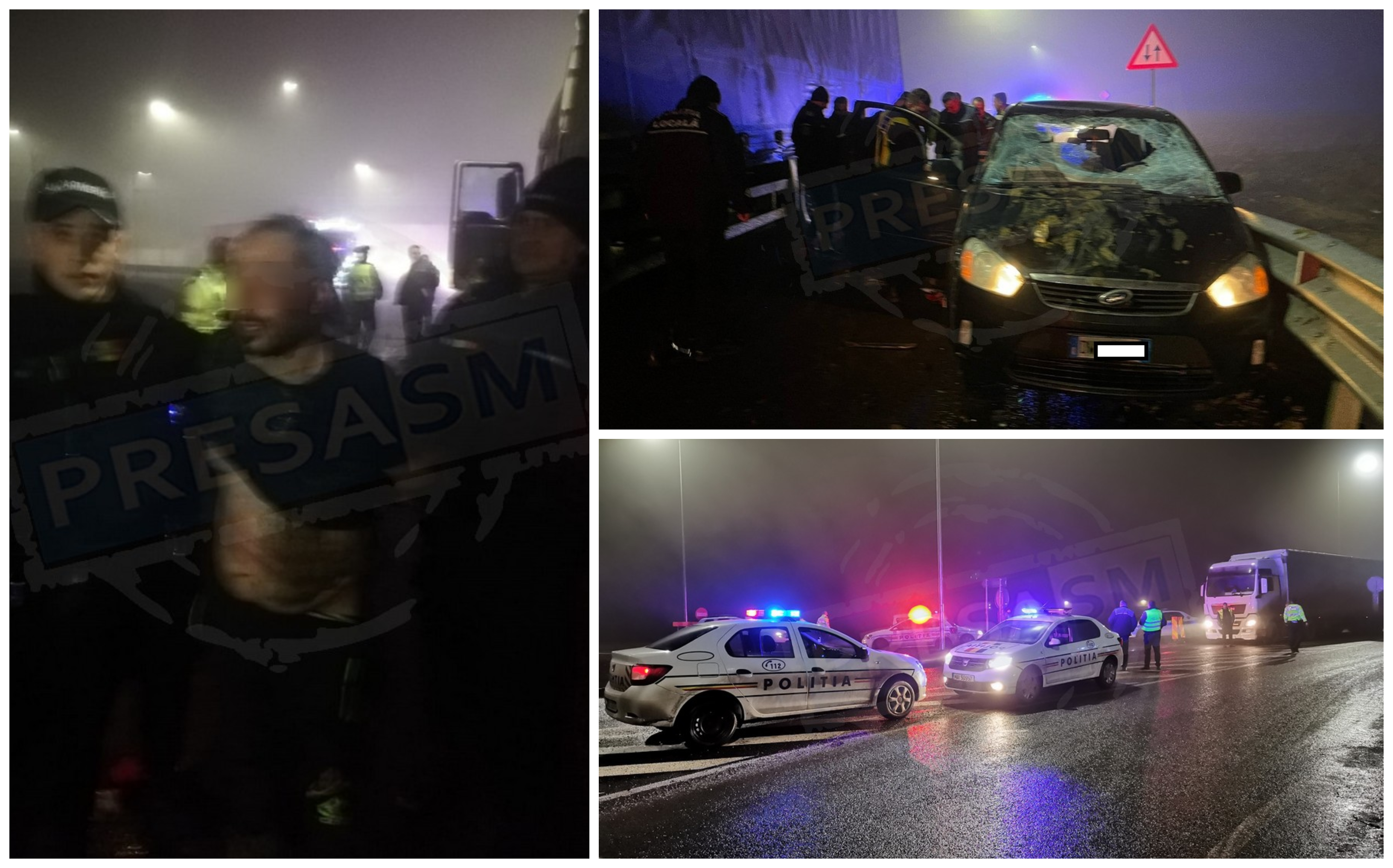 FOTO/VIDEO. Filmul complet! Politiștii și jandarmii și-au riscat viața pentru a-l prinde pe italianul fugar