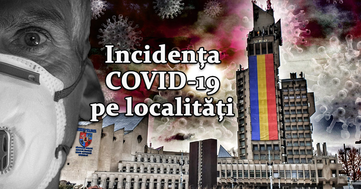 TOP. La cât a ajuns incidența COVID-19 la nivelul localităților sătmărene
