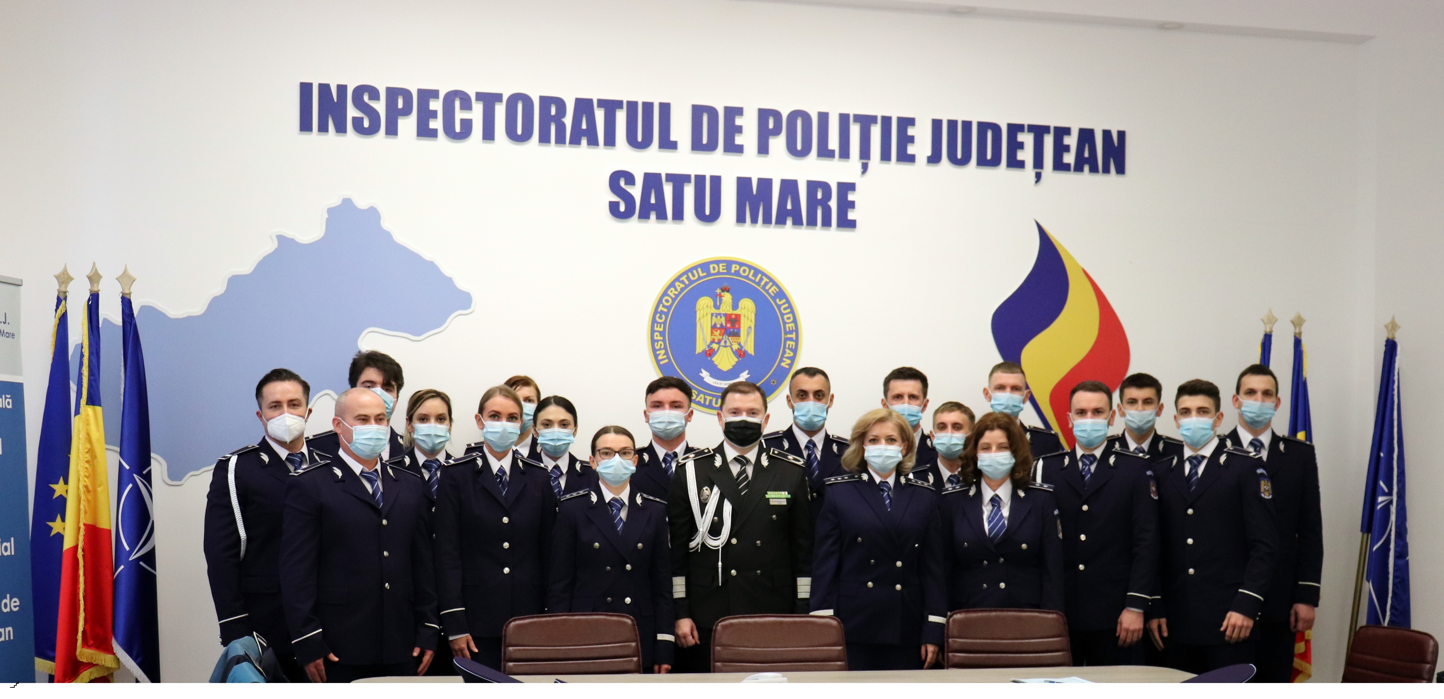 FOTO. 19 sătmăreni au devenit direct polițiști. Fără școală, doar cu un examen