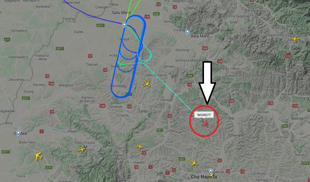FOTO. Alertă pe Aeroportul Satu Mare. Avionul Wizzair, trimis forțat către Aeroportul Cluj-Napoca
