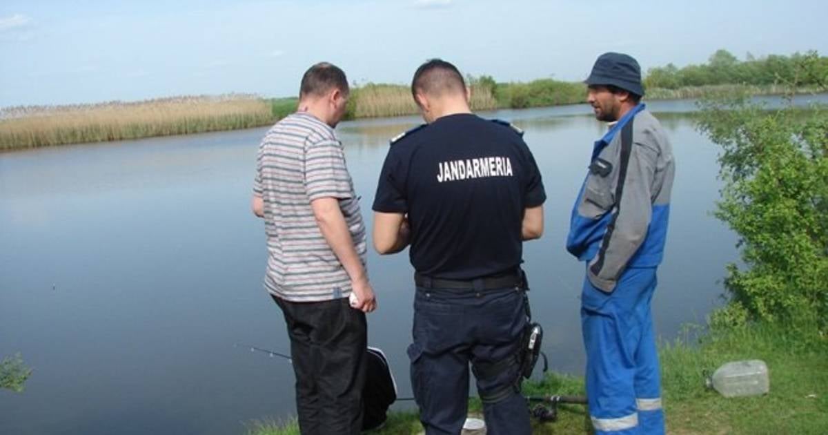 Jandarmii din Satu Mare au avut fir întins! Au prins mai mulți braconieri la pescuit și i-au amendat serios