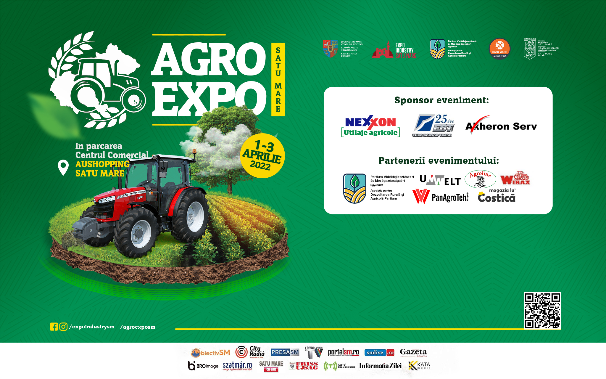 Află cine sunt expozanții și care este programul complet al primei ediții Agro Expo Satu Mare