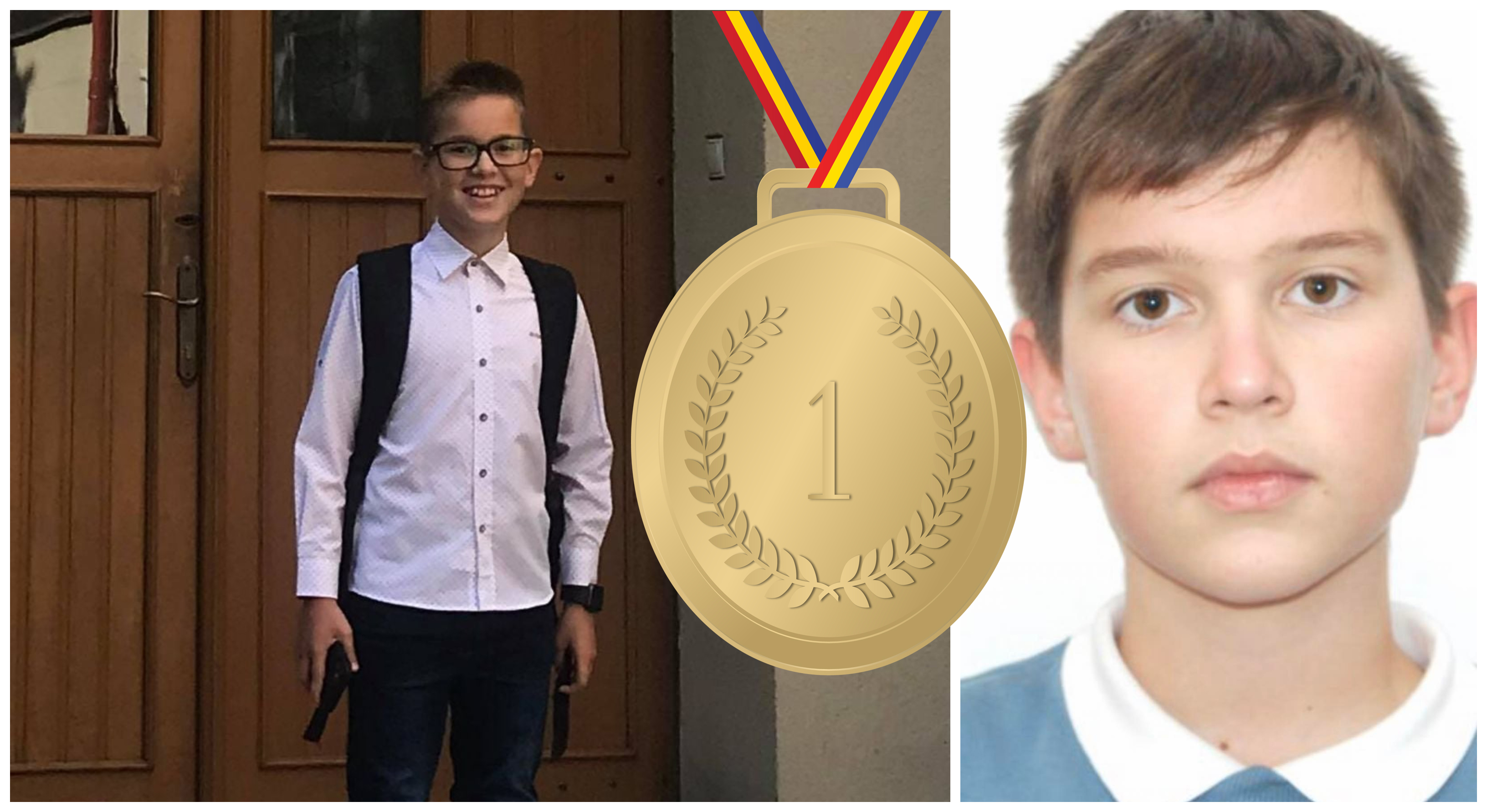 Luca, elevul de aur al județului. A doua medalie de aur la olimpiadele naționale în acest an
