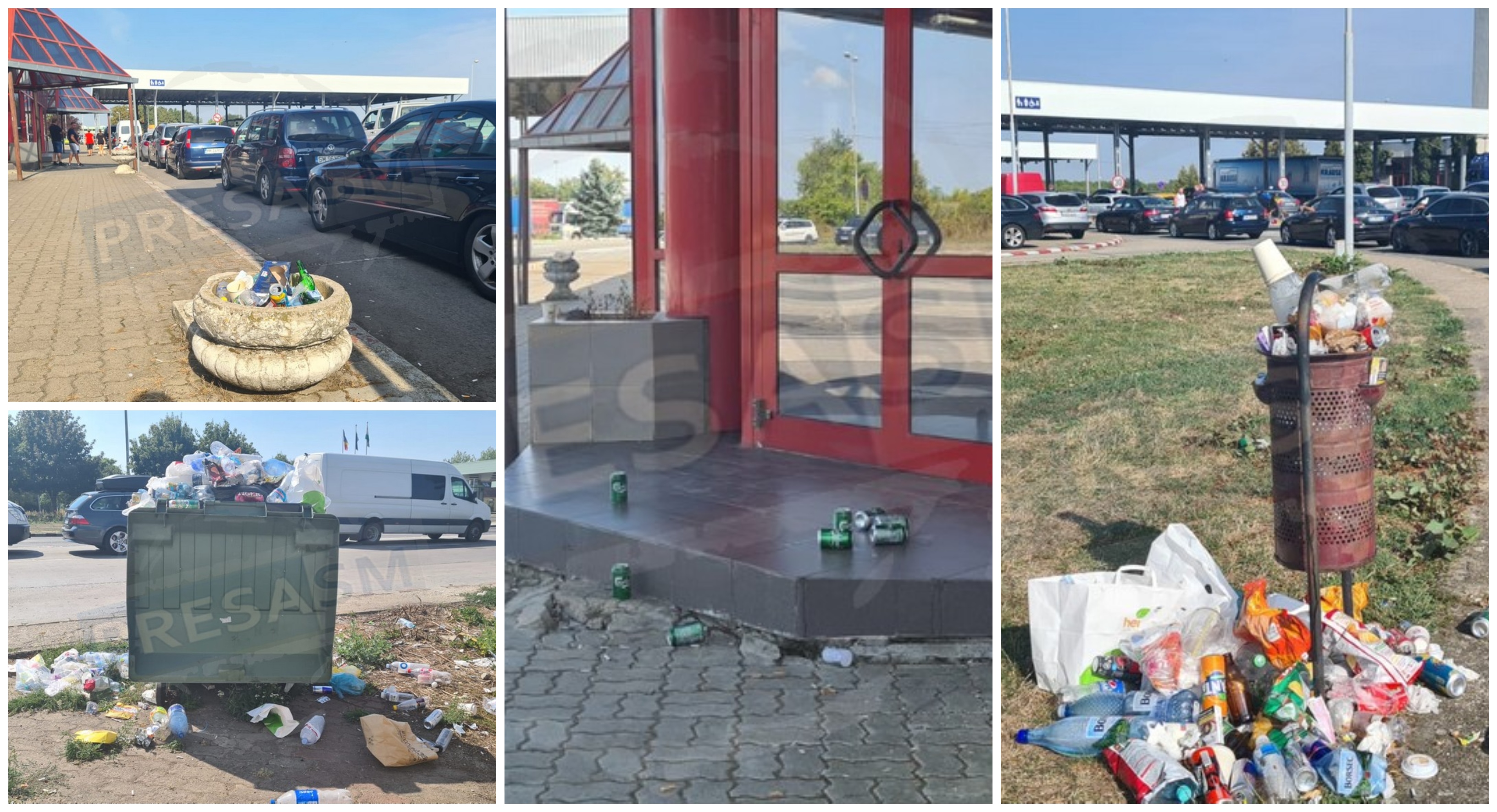 Fotógaléria. Szemétdobok gyűltek és rekordok dőltek ezen a hétvégén a petei határátkelőnél