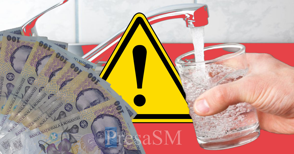 Cum stăm cu prețurile la apă și canal. Cât plătesc sătmărenii și pe ce loc suntem în topul național