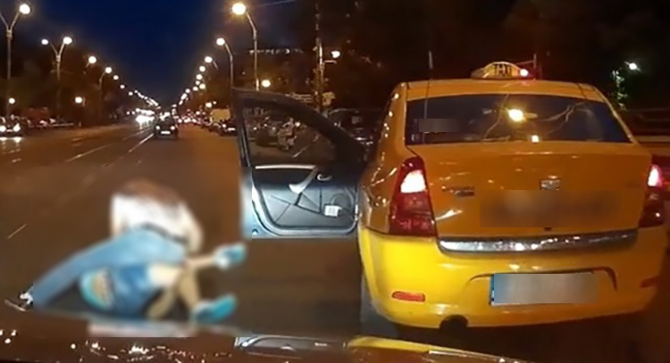 Un taximetrist din Satu Mare i-a dat cu spray lacrimogen unui bărbat. Scandal cu pietre și amenințări