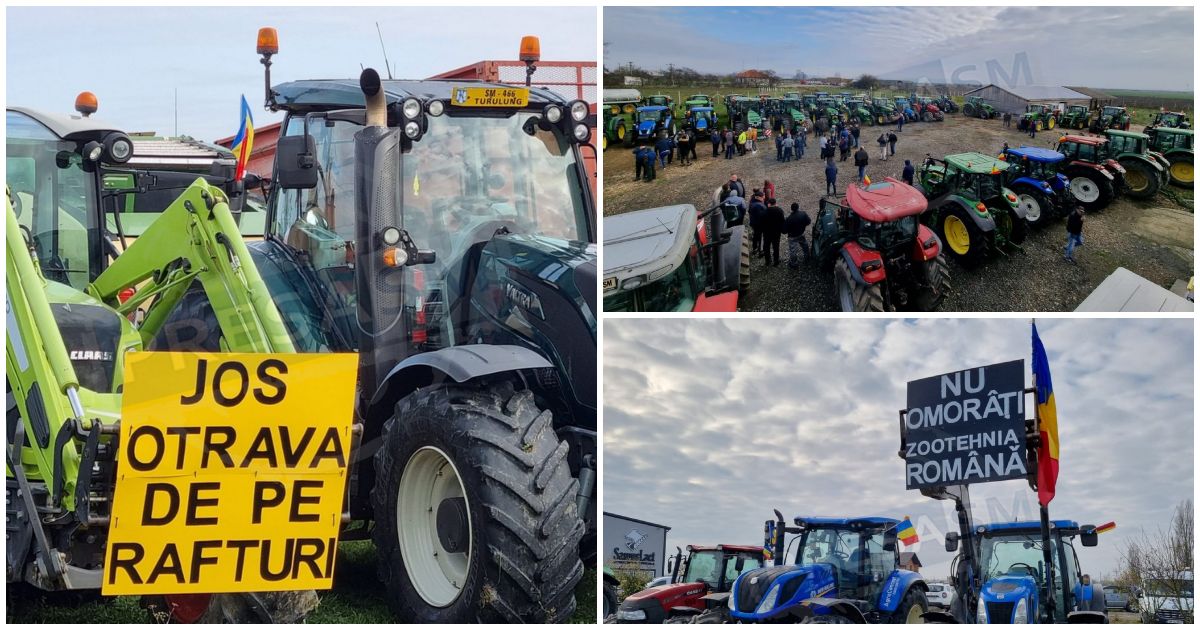 Protest de amploare în județul Satu Mare! Fermierii vor bloca Vama Halmeu cu sute de tractoare