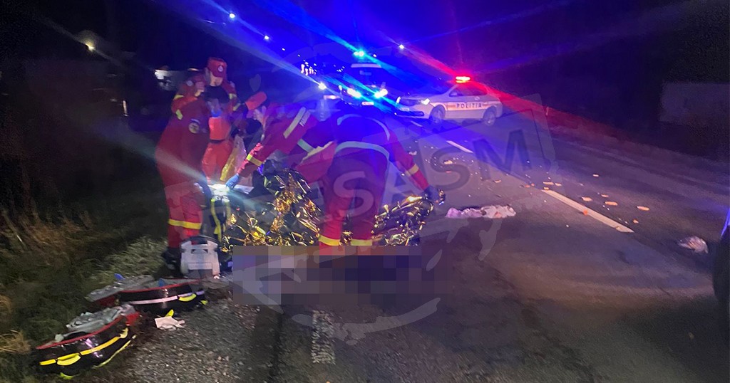 FOTO. Accident mortal în județul Satu Mare. Șoferița a crezut că a lovit un animal. Ce pedeapsă a primit
