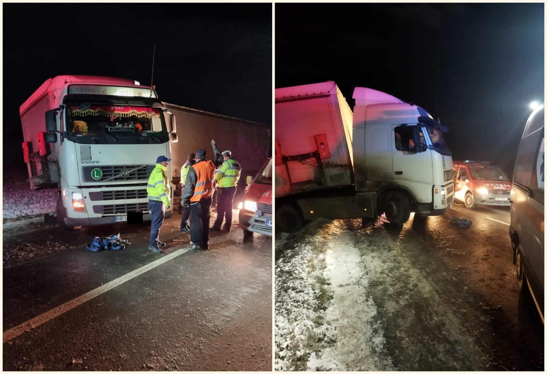 SATU MARE. Șofer de TIR, condamnat la închisoare. A ucis un pieton beat pulbere