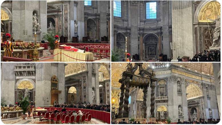 FOTO/VIDEO. Pelerinii au luat cu asalt Vaticanul pentru a-și lua rămas bun de la papa emerit Benedict