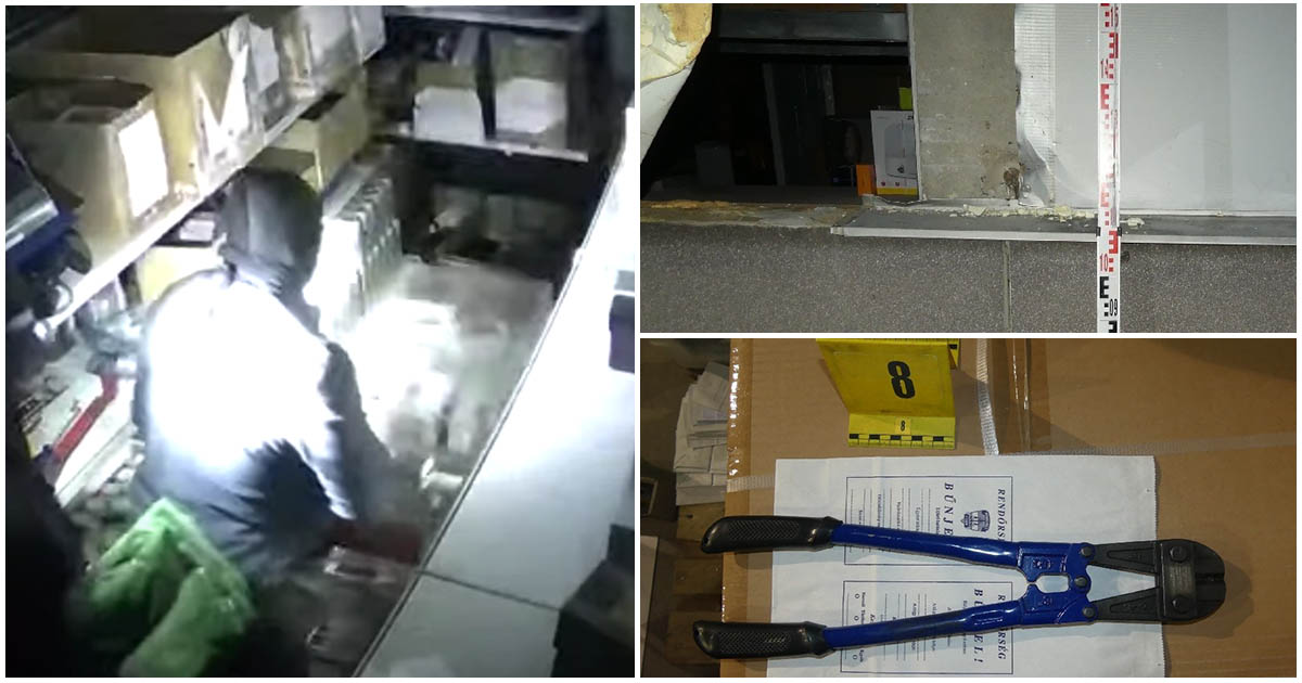 FOTO/VIDEO. Bandă de infractori români, prinsă în Ungaria. Acționau în toată Europa, prin demolarea pereților magazinelor