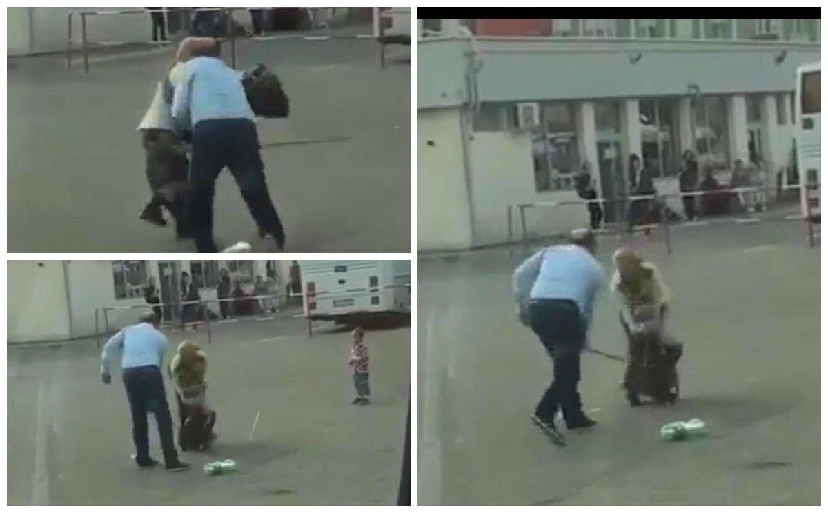 VIDEO. Șoferul care a bătut o femeie cu copilul în brațe, pedeapsă cu suspendare. Femeia riscă închisoarea
