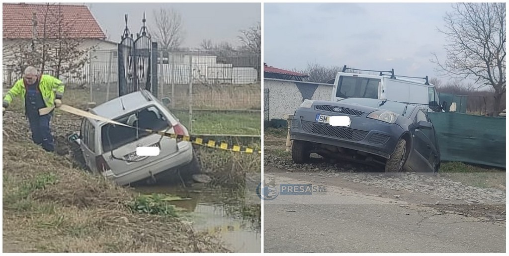 FOTO. Femeie rănită în urma accidentului din județul Satu Mare. Cum s-a petrecut evenimentul rutier