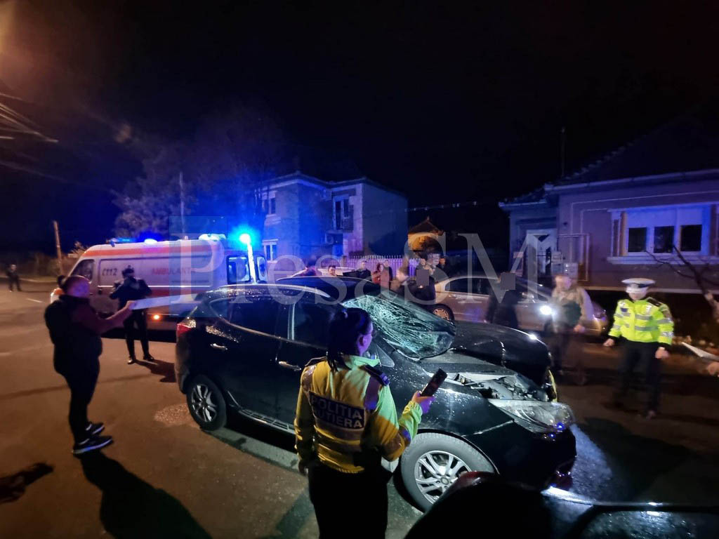 FOTO. Ce pedeapsă a primit șoferița din Satu Mare care a accidentat mortal un pieton. Zeci de metri a fost aruncat corpul
