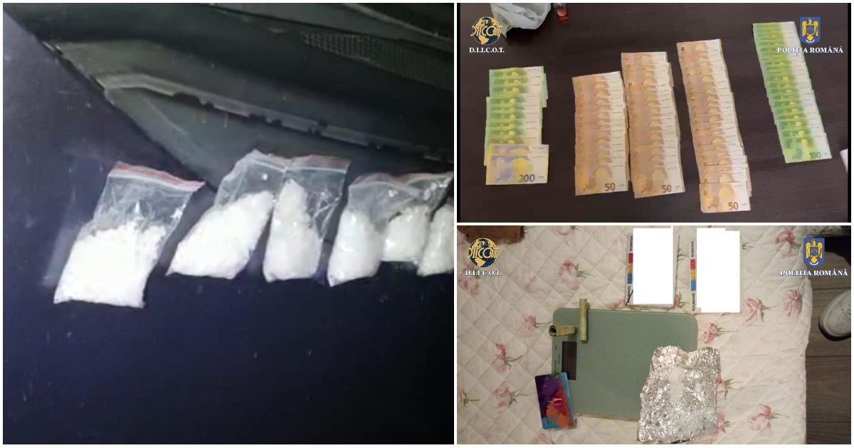 FOTO/VIDEO. Rețea internațională de traficanți, destructurată de DIICOT Satu Mare. Au fost percheziții și în Viena. Arestări în Ungaria