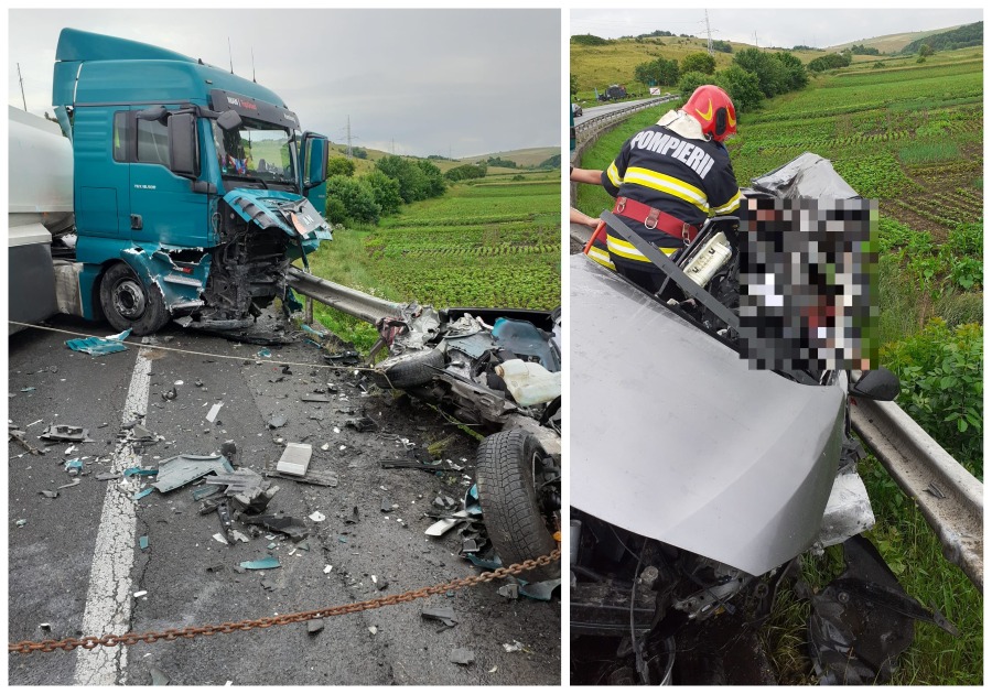 FOTO/VIDEO. Doi polițiști, recent căsătoriți, au murit într-un accident. Ea era însărcinată