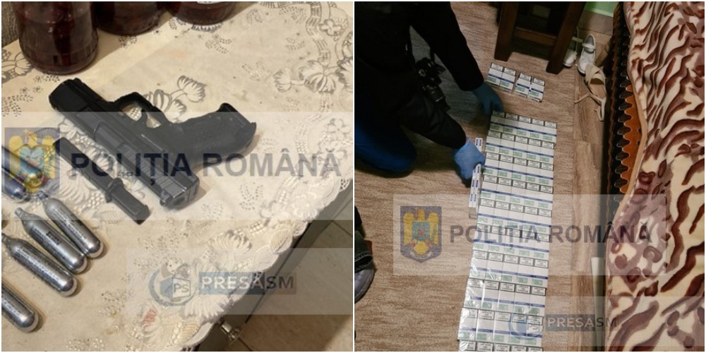 FOTO. Mobilizare impresionantă a Poliției! Percheziții în județul Satu Mare, o grupare criminală a fost destructurată