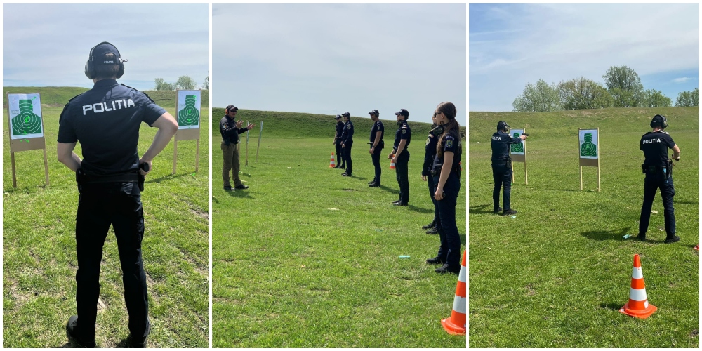 FOTO. Cursuri de înalt nivel pentru noii polițiști din Satu Mare. Cu un instructor de la trupele speciale