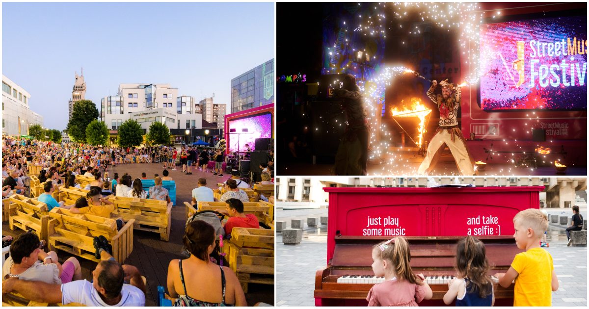 PROGRAM COMPLET al Street Music Festival Satu Mare. Unde vor fi amplasate scenele
