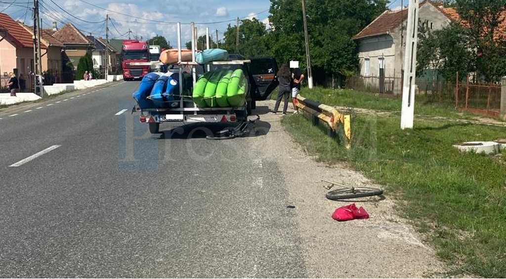 FOTO. Accident mortal în județul Satu Mare! Femeie (72 ani) pe bicicletă, acroșată de o mașină. Care e sentința