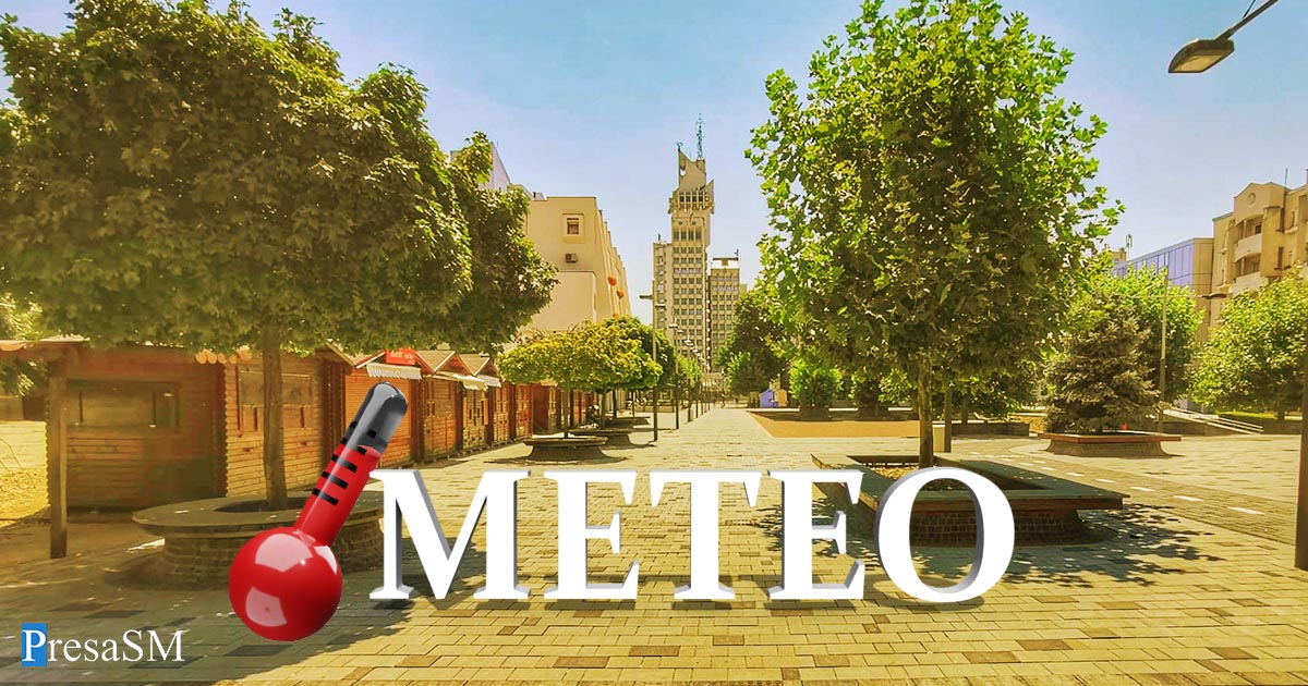 Prognoza meteo pentru următoarele două săptămâni. Când scad temperaturile la Satu Mare