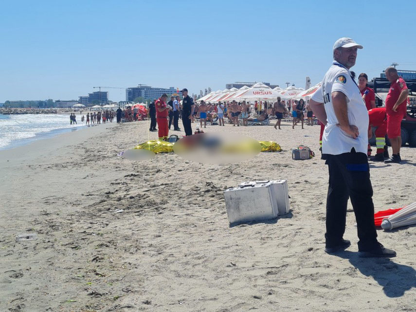 FOTO/VIDEO. Angajat al Primăriei Satu Mare, înecat în Marea Neagră. Tragedie pe Litoral