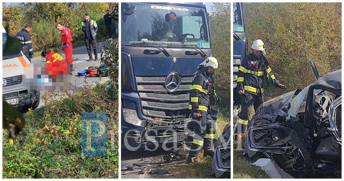 VIDEO. Mort într-un accident la întoarcere din Satu Mare, victimei i-au fost furați mii de euro