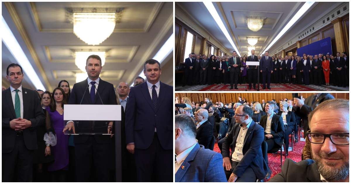 USR, PMP și Forța Dreptei au depus la BEC protocolul de constituire a alianței Dreapta Unit