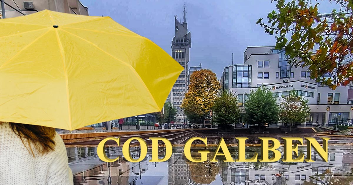 Un nou Cod galben la Satu Mare. Meteorologii avertizează, urmează averse însemnate cantitativ