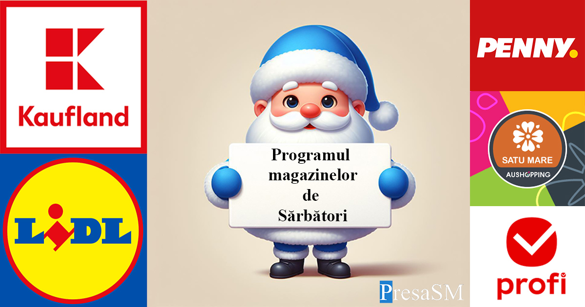 Programul marilor magazine în Satu Mare de Crăciun. Până la ce oră sunt deschise înainte și după sărbători