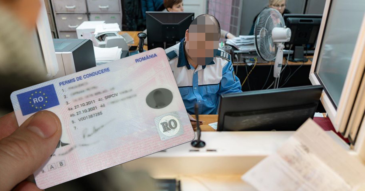 Nu e glumă! Un sătmărean s-a dus la Poliție să schimbe un permis fals pe unul real