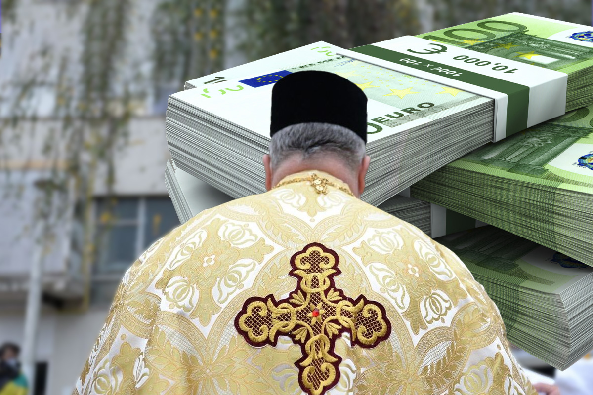 Se întâmplă în România. Preot reținut după ce a cerut 4,9 milioane de lei pentru biserică. A cheltuit banii pe cumpărături
