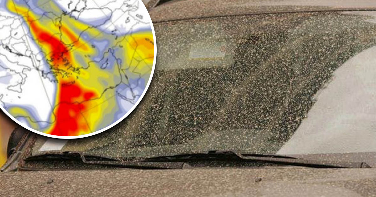 Val de praf saharian în zilele următoare. În care zone se vor observa prima dată depunerile