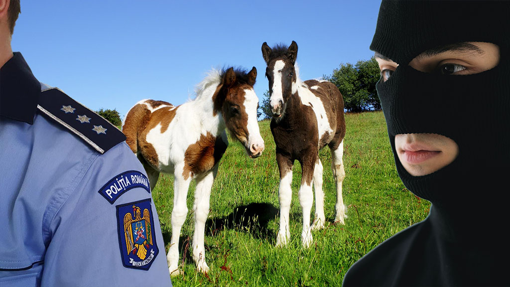Hoții au furat toți caii pe care i-au găsit pe un câmp din județul Satu Mare