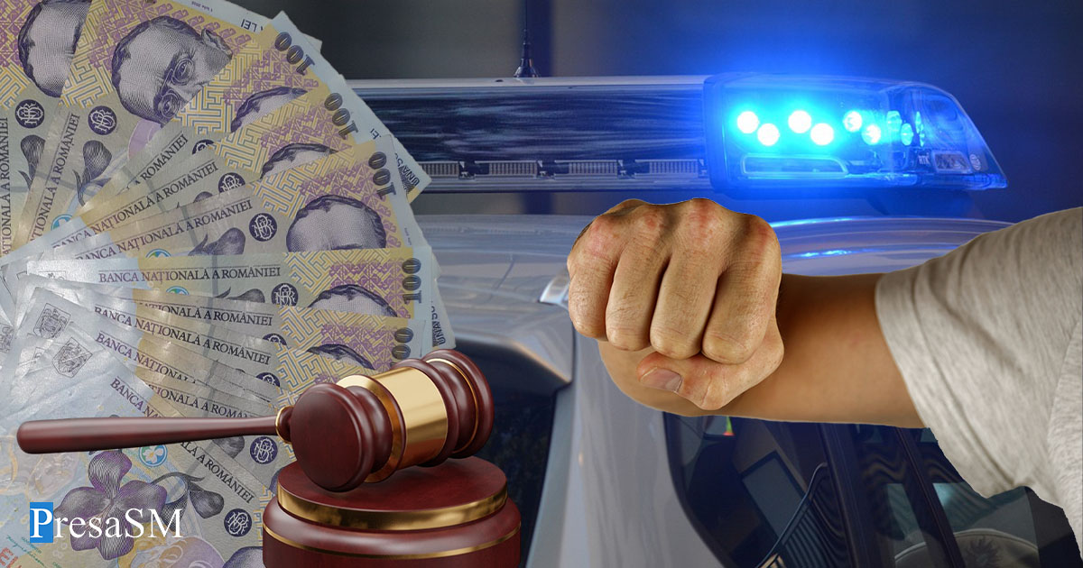 Bătaie în trafic, la ieșirea din curtea unui restaurant, în municipiul Satu Mare