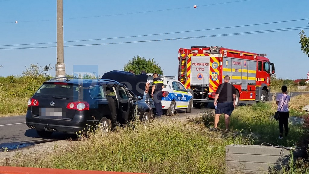 FOTO/VIDEO. Accidentul în lanț în Satu Mare, trei victime la Urgență. Poliția explică cum s-a produs